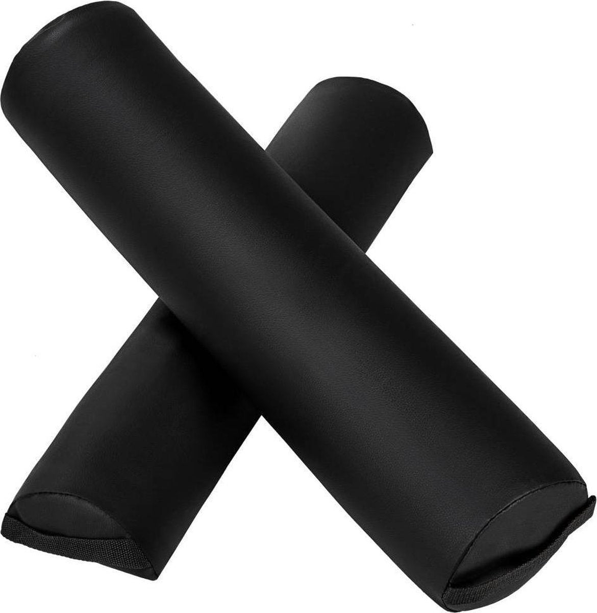 TecTake - Set massagerollen zwart - rond en halfrond - 402592