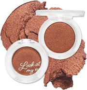 Etude House Eyeshadow Look at My Eyes Velvet #BR406 Burnt Toast  - Rich Pigment - Oogschaduw Koper Bruin - Brown Copper Natural Popping Eyes