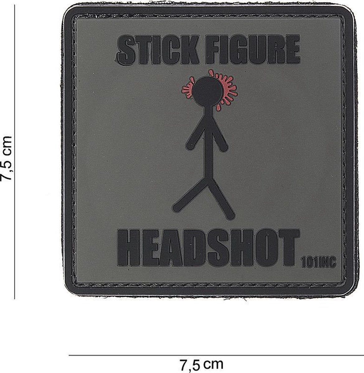 Embleem 3D PVC Stick Figure