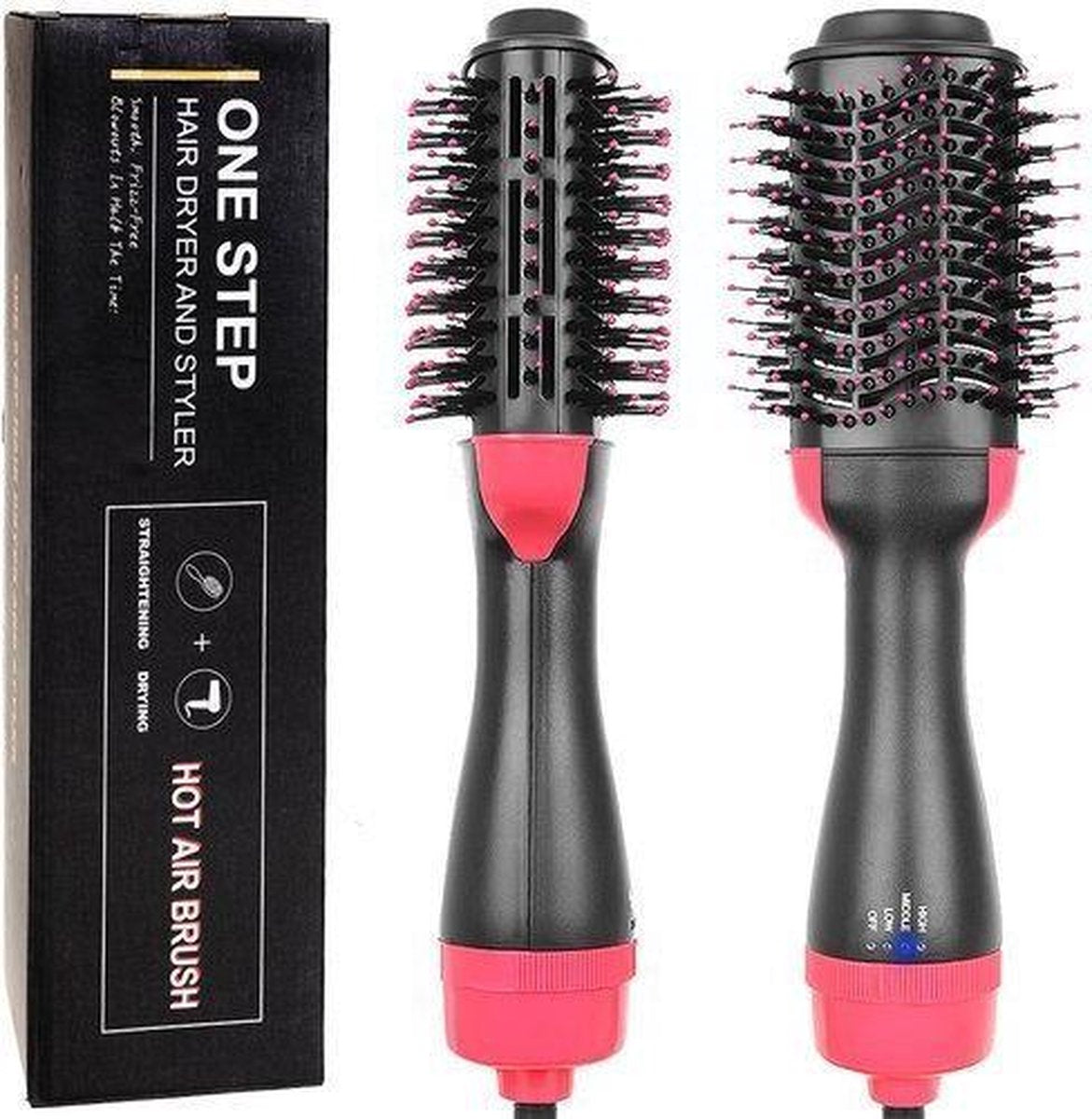 3-in-1 Föhnborstel - Magic brush - drogen en stylen - keramische borstel - Föhn
