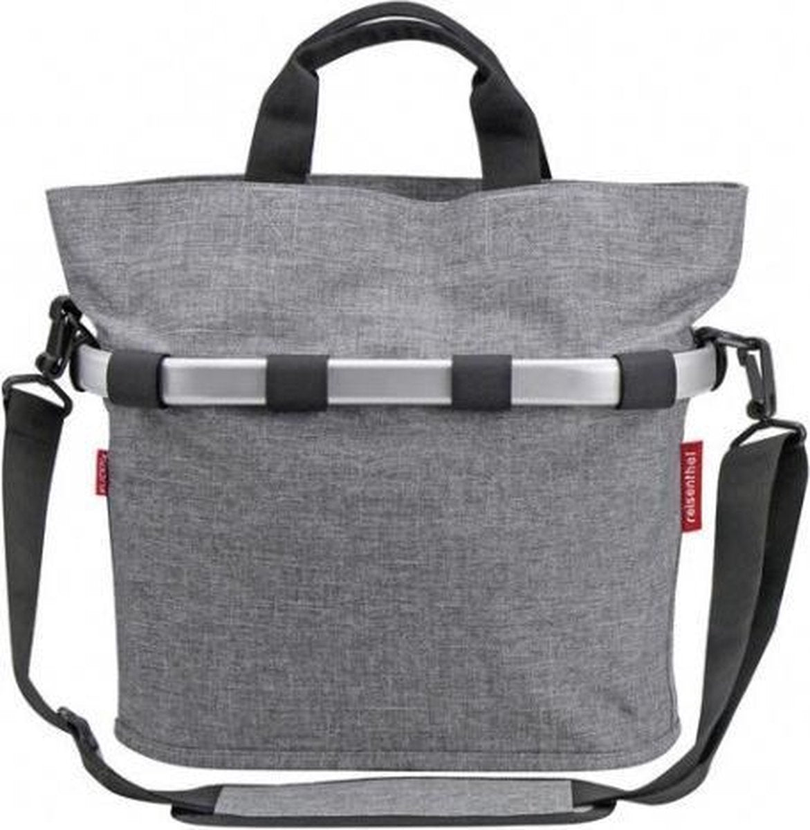 Klickfix Stuurtas Oval M Grijs