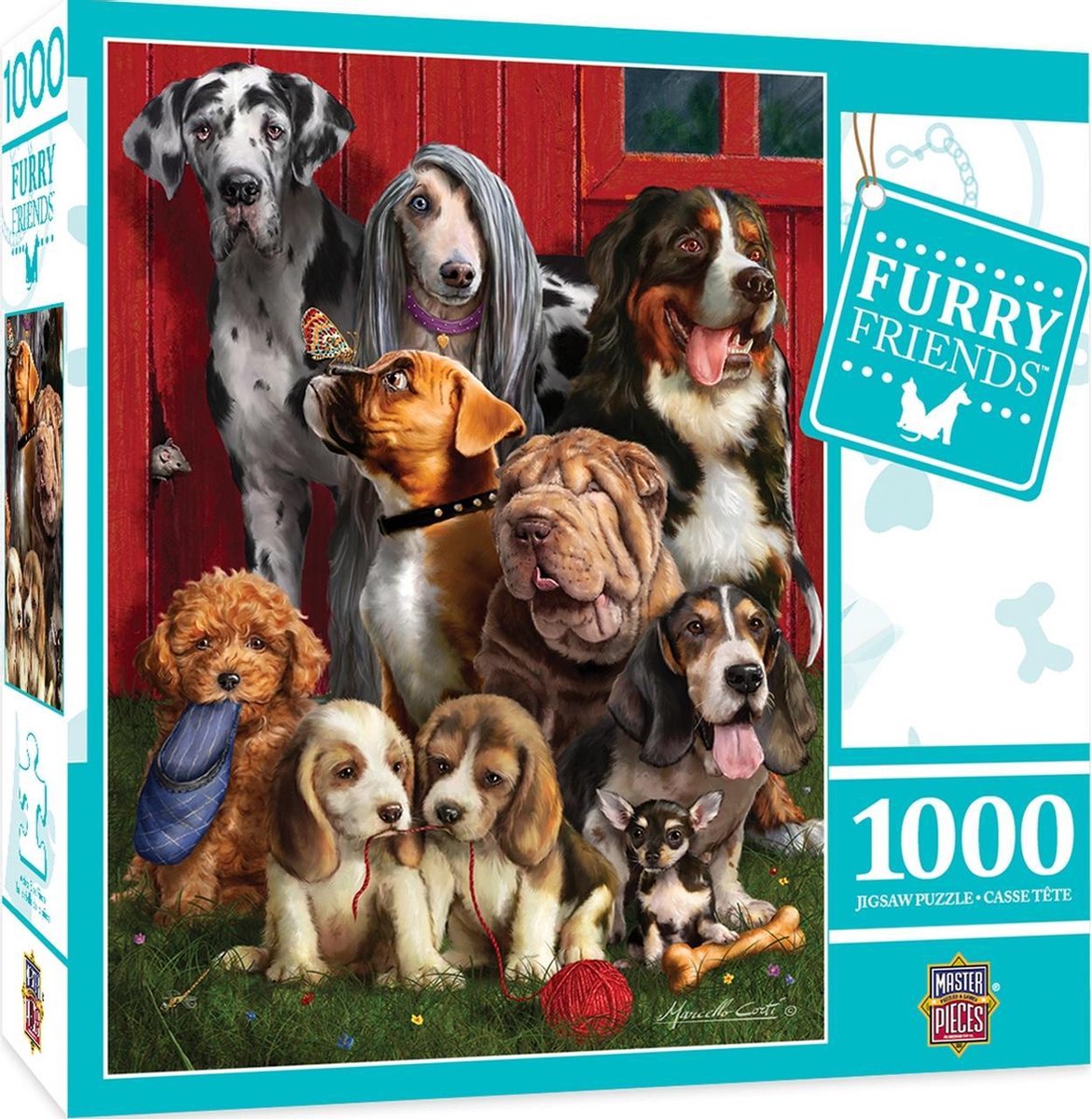 Masterpieces Puzzle Furry Friends Sitting Pretty Puzzle 1000 pieces