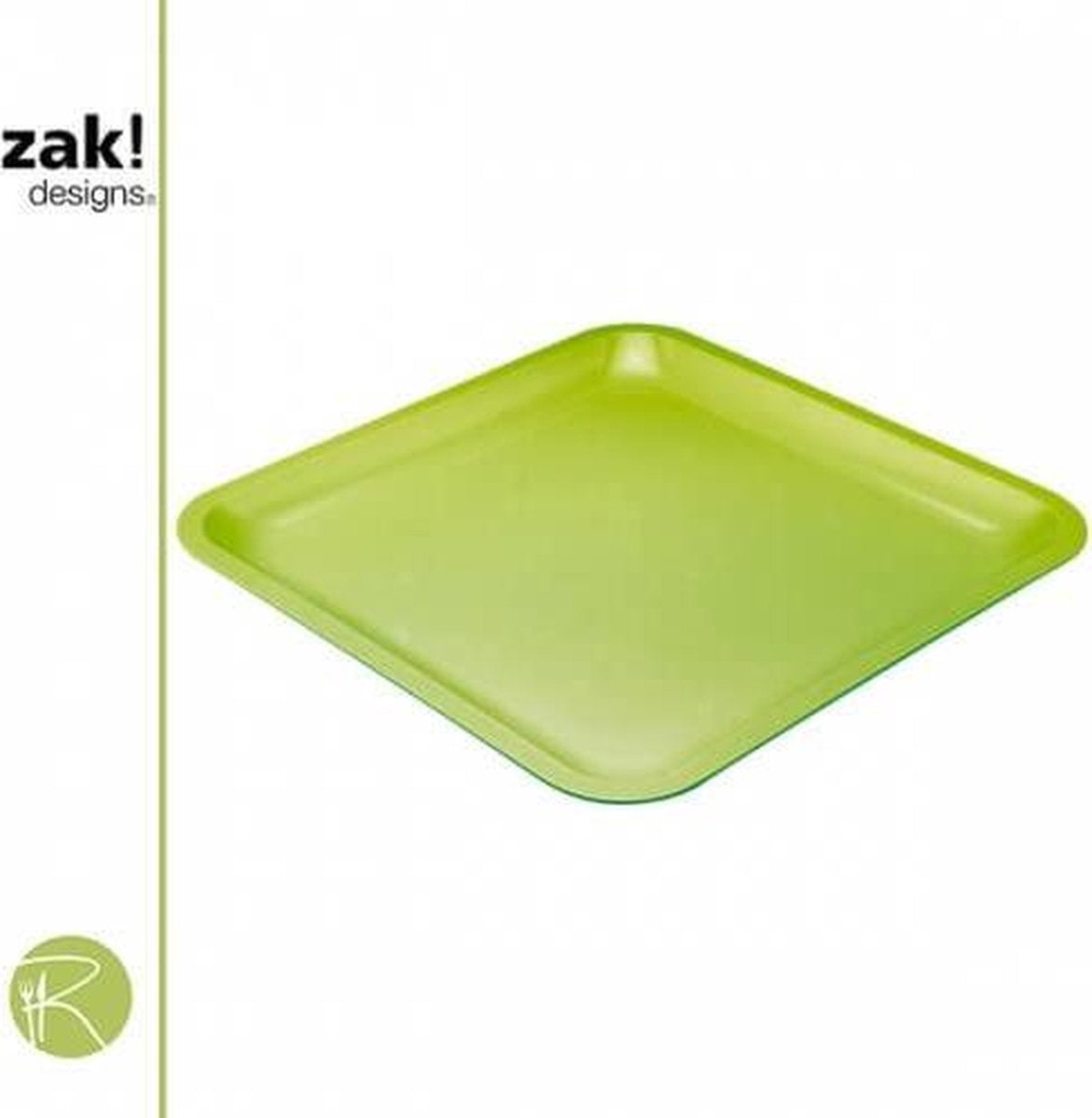 Zak!Designs Seaside Dinerbord - vierkant - 26 x 26 cm