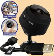 Mini Spy Camera Beveiliging Draadloos WiFi met App - Beveiligingscamera - Spycam - Verborgen Camera - Security Camera - 1080P HD - Incl. 32GB Micro SD