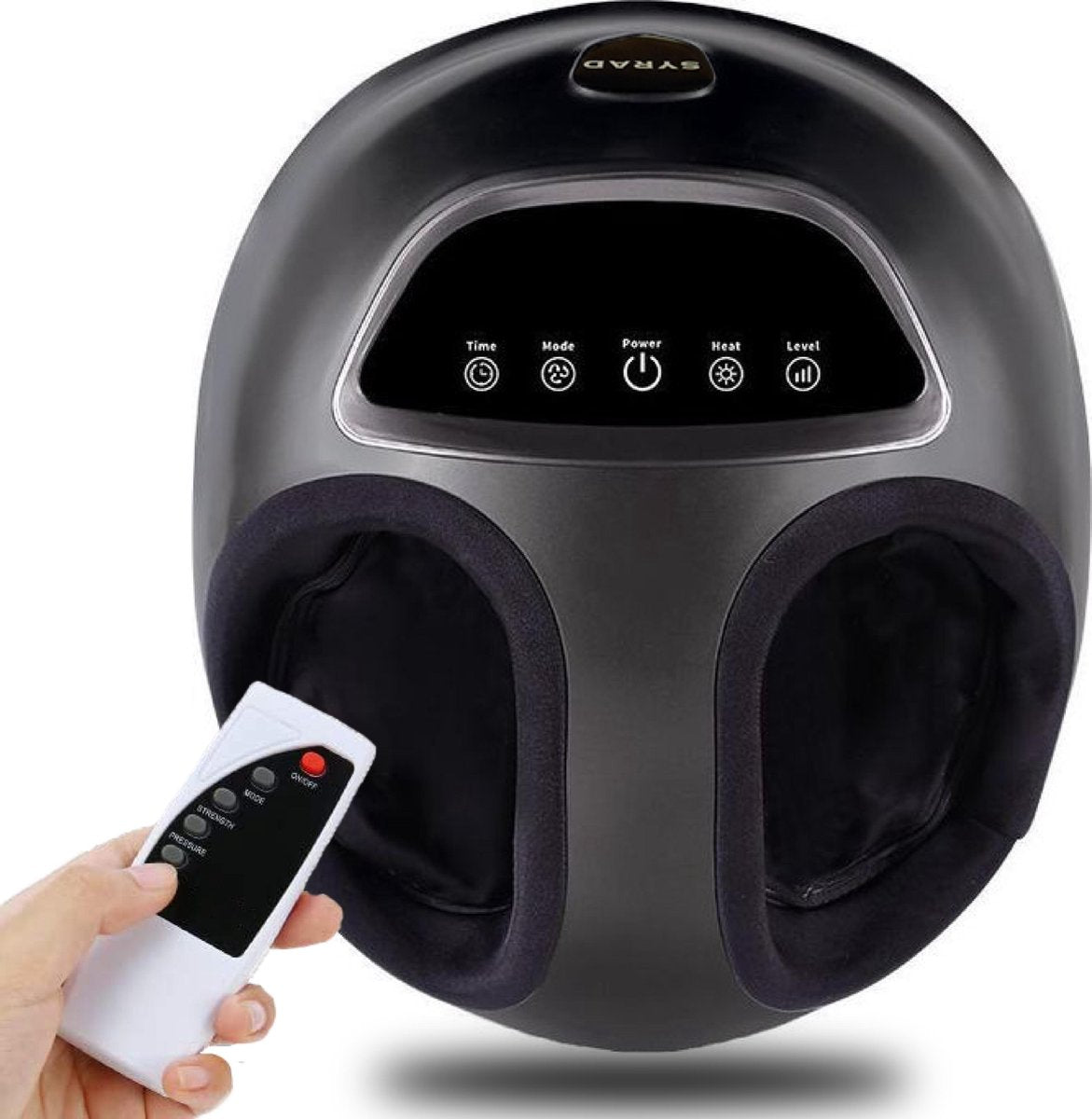 Syrad® Voetmassage Apparaat – Ontspan Meer – Stress Minder – Verbeter de Bloedsomloop – Slimme Voetverwarmer – Shiatsu – Voetroller
