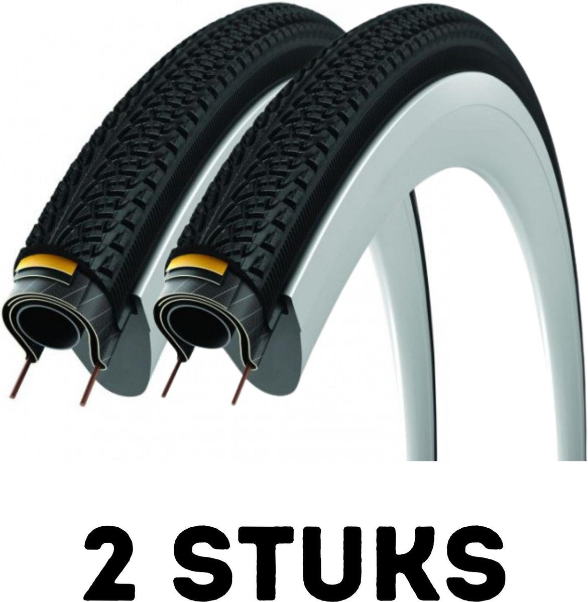 Fietsband - Buitenband - Set van 2 - Randonneur Trail II 26 x 1.75 (47-559) RS zwart