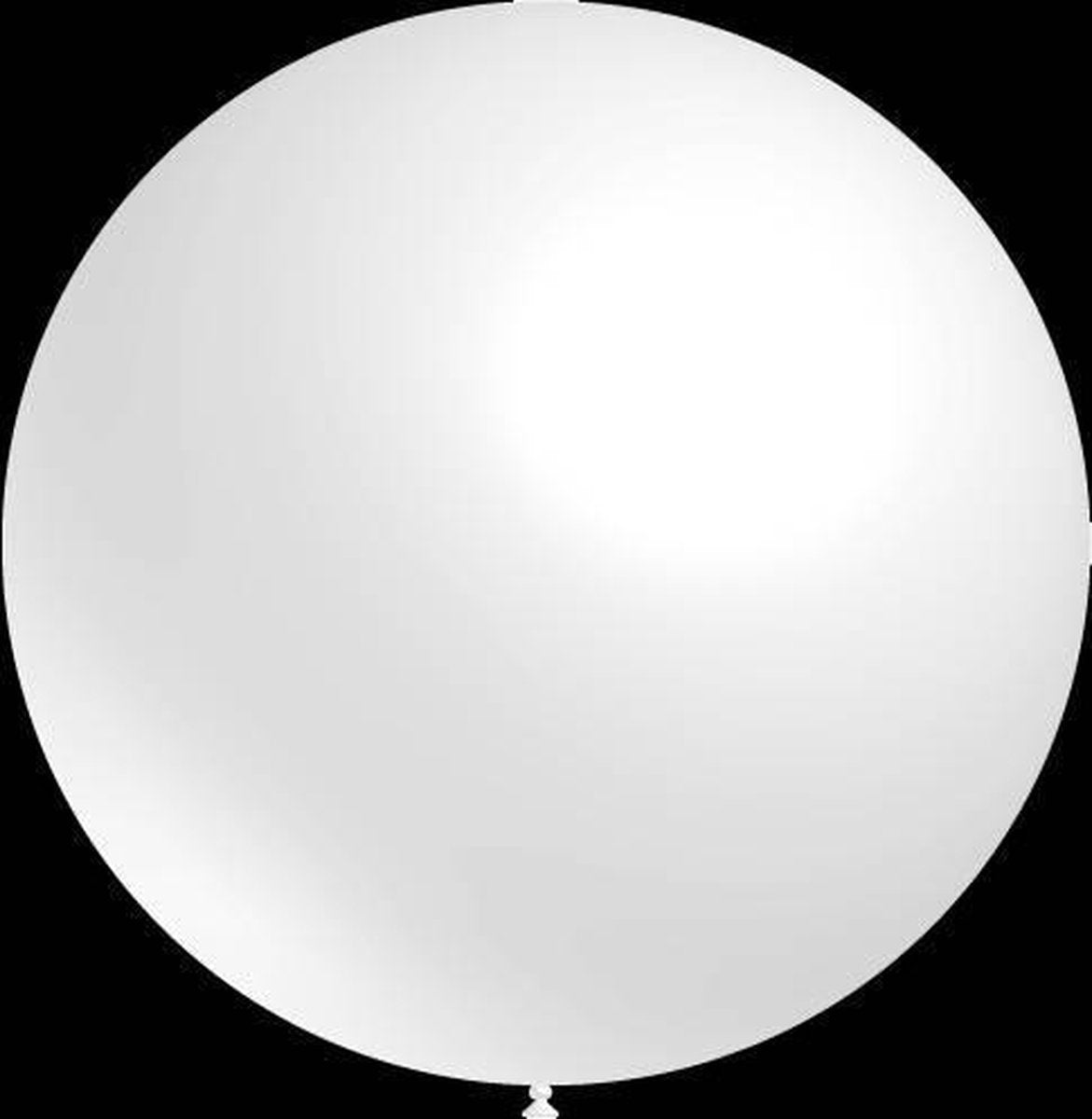 3 stuks Mega grote witte ballonnen 90 cm
