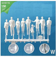 1:50 3-D FIGUUR LOPEND WIT 12 STUKS 02.50211.18