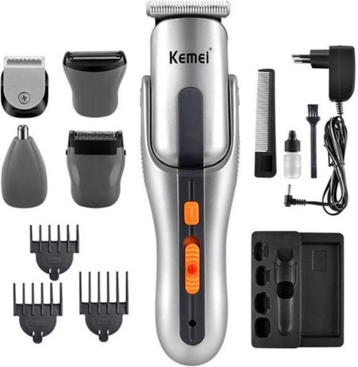 Kemei 680A - Scheerapparaat - 8 in 1 - Zwart