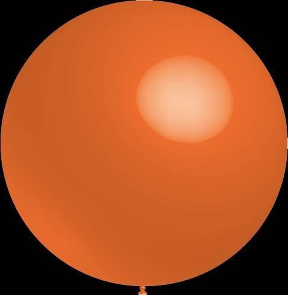 3 stuks Mega grote oranje ballonnen 90 cm