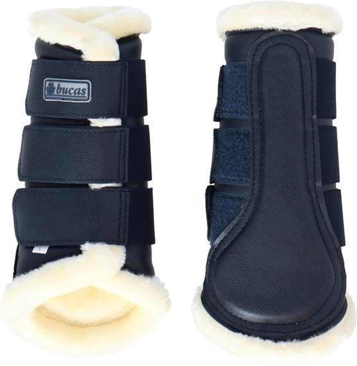 Bucas Brushing Boots Peesbeschermers L Navy