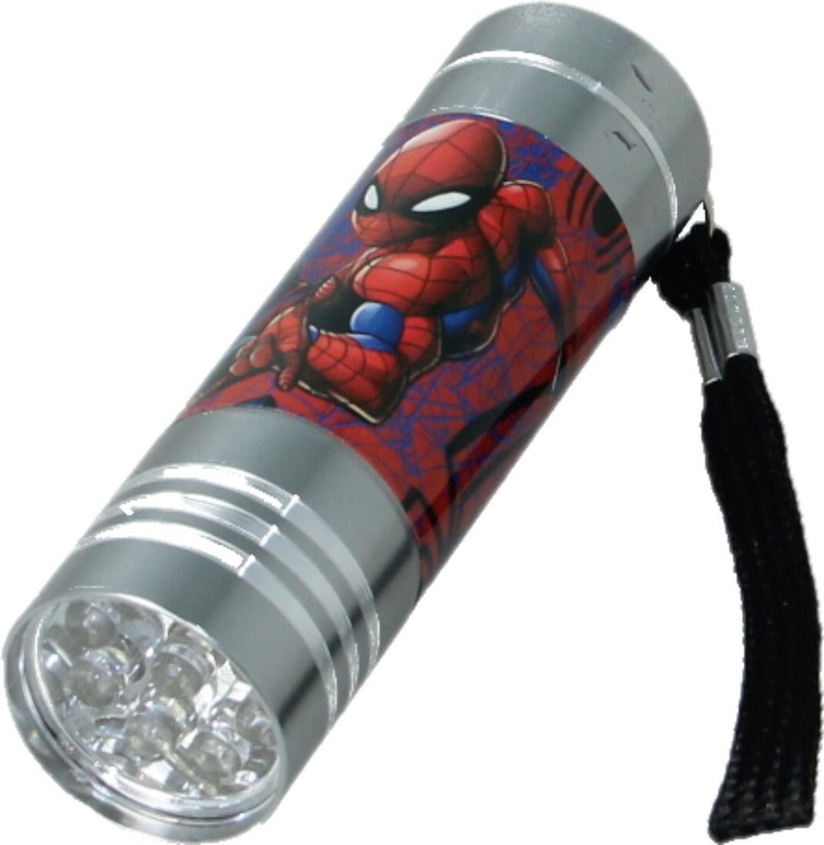 Spiderman Zaklamp Zilver