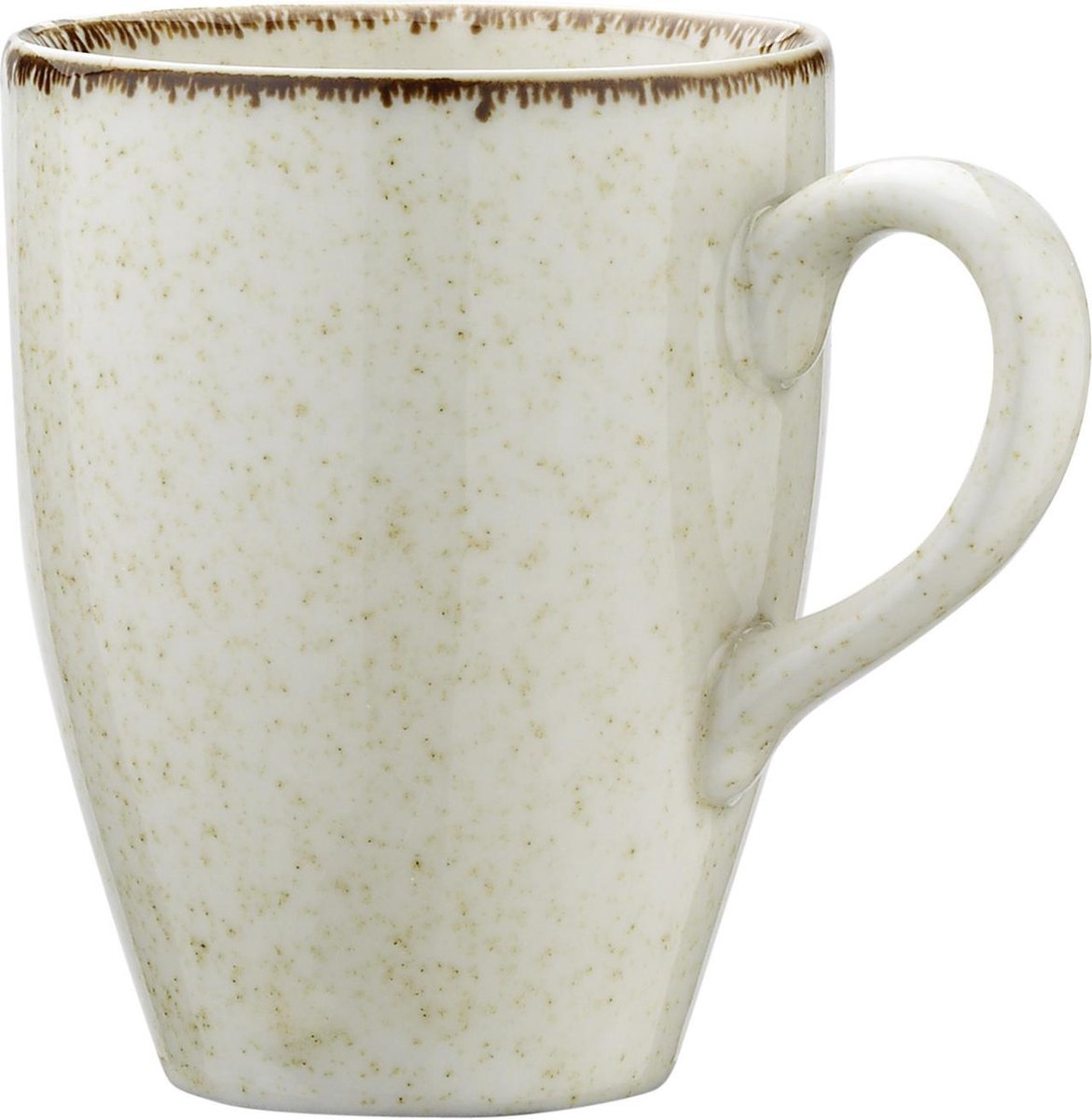Supervintage Kitchen trend - servies - Beker - Creme Ocean - Aardewerk - prijs per stuk - 350 ML cm