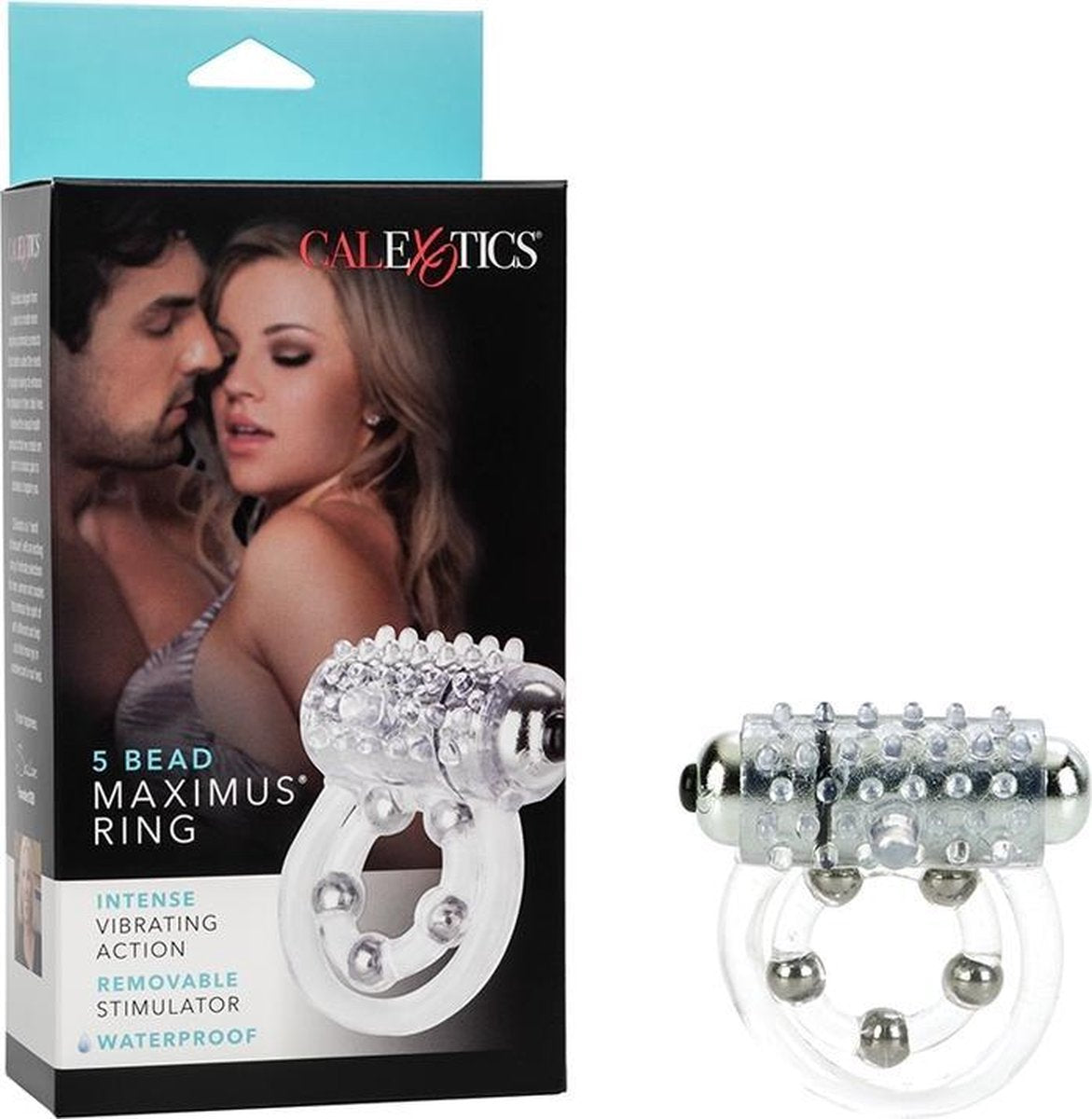 California Exotic Novelties Maximus Ring - Cockring - 5 Stroke Beads - Ø 50 mm
