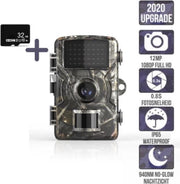 Wildcamera - Wildlife Camera - Observatiecamera - Wild Camera - 1080P HD - Nachtzicht - Jachtcamera - Waterdicht - Inclusief Gratis 32GB SD Kaart