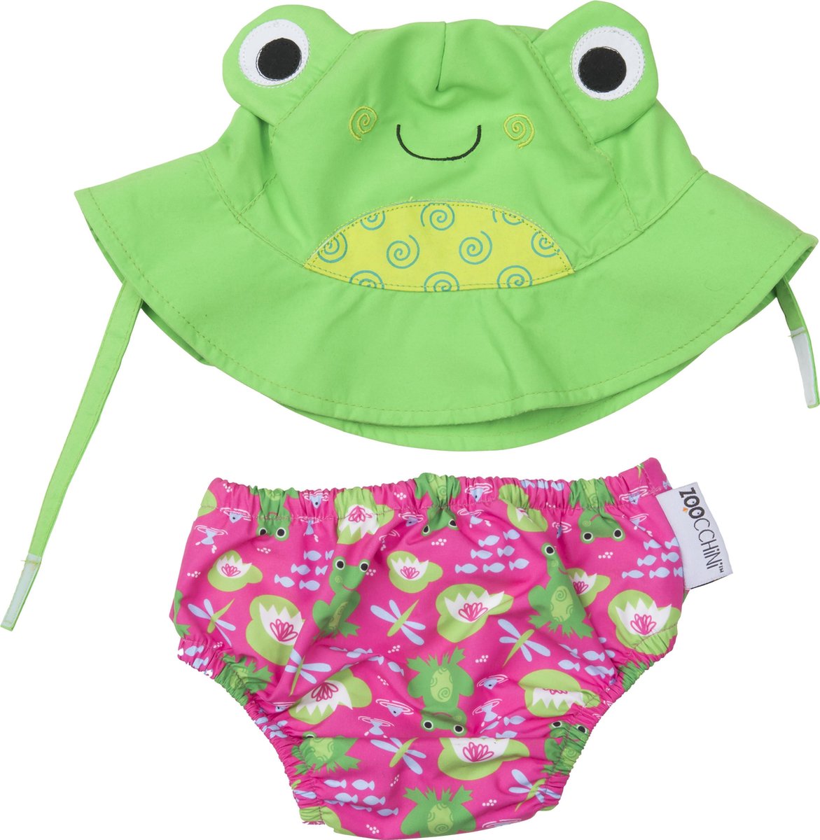 Zoocchini UV zwemluier setje Flippy the Frog - maat L