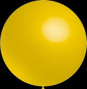 3 stuks Mega grote gele ballonnen 90 cm
