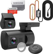 Mini 0906 4K 2CH Dual GPS dashcam voor auto - Continue voeding - 256gb