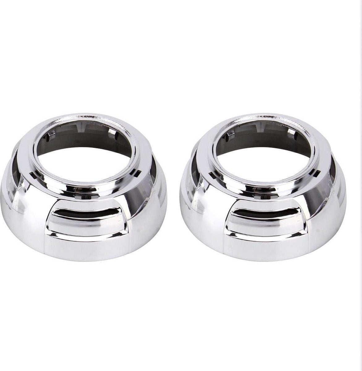 IPHCAR Z102 2-PCs 3.0 inch Universele auto LED koplamp Afscherming Cover Decoratieve hoes