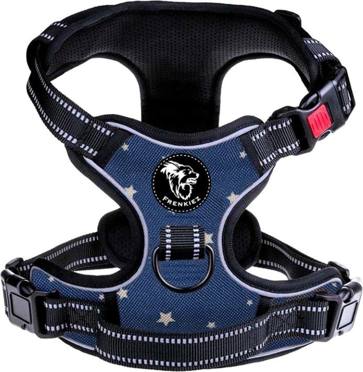 Frenkiez Reflective No Pull Lockable Dog Harness
