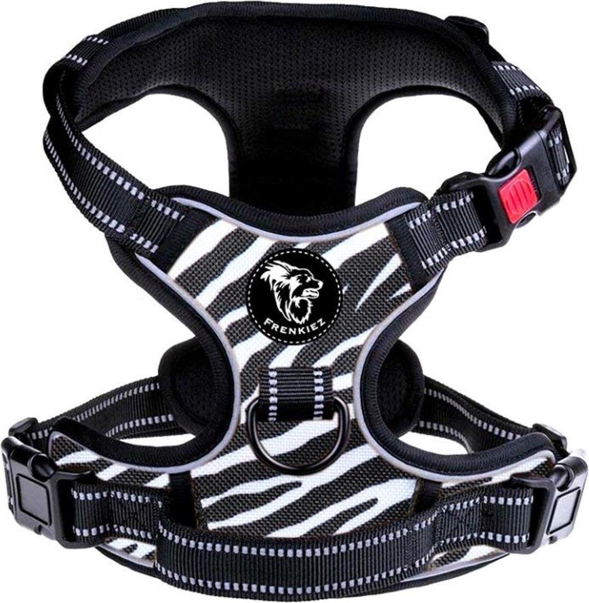 Frenkiez reflective no pull lockable dog harness
