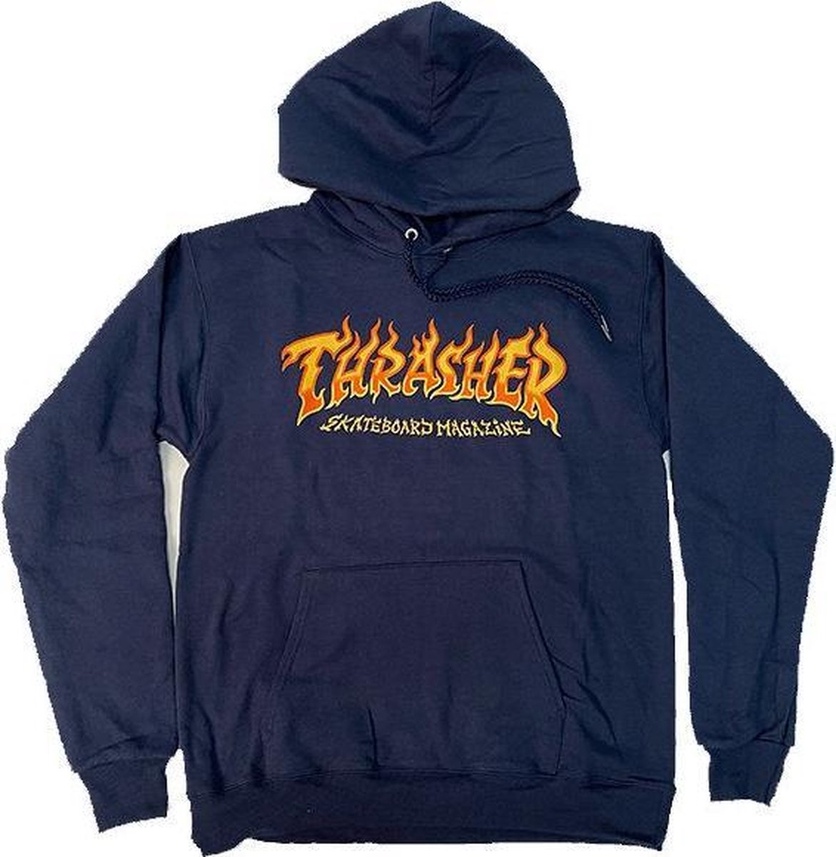 Thrasher Fire Logo heren casual sweater marine