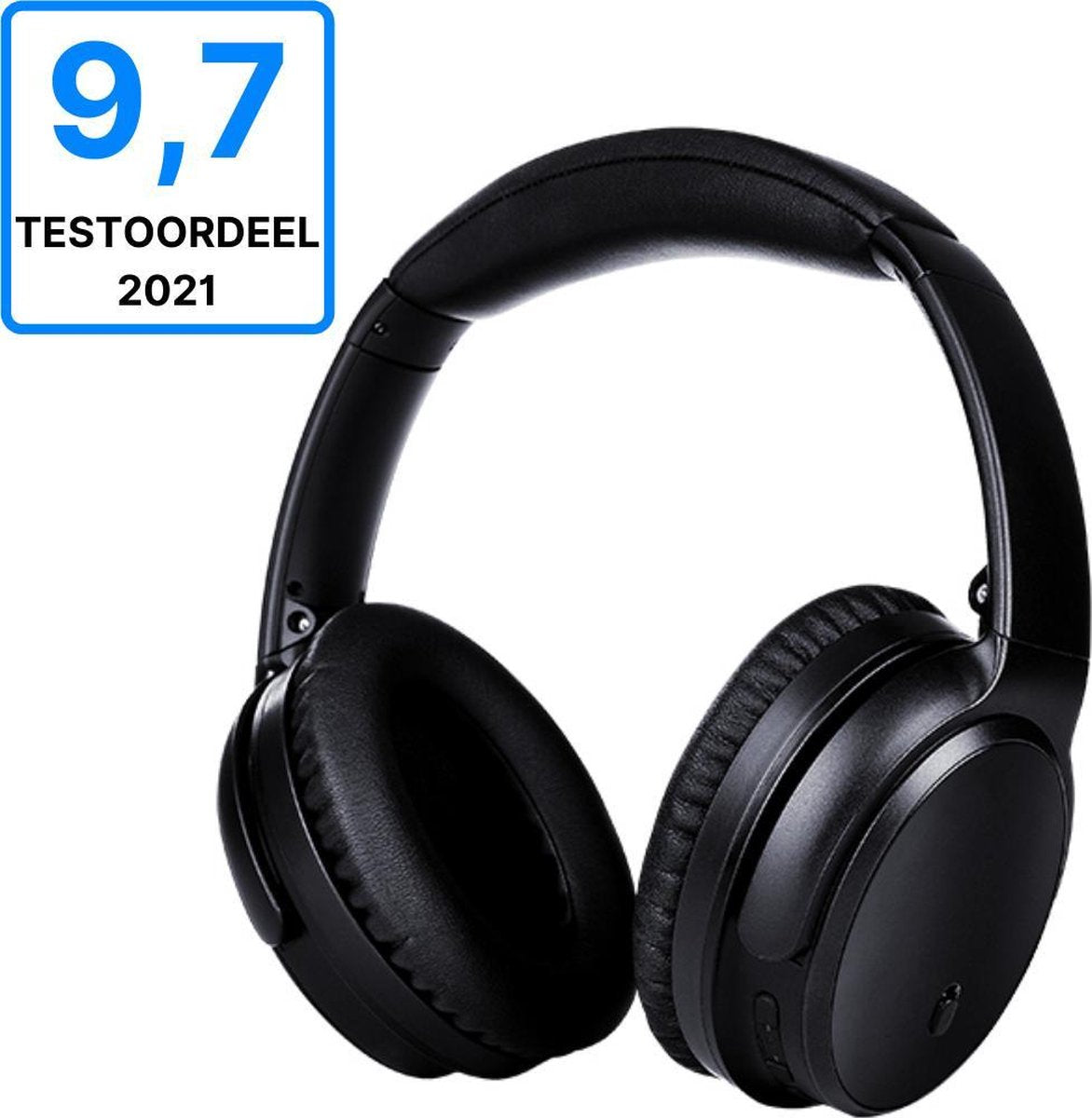 Noise Cancelling Hoofdtelefoon - Over Ear Koptelefoon - Noise Cancelling Hoofdtelefoon - Draadloos - Zwart