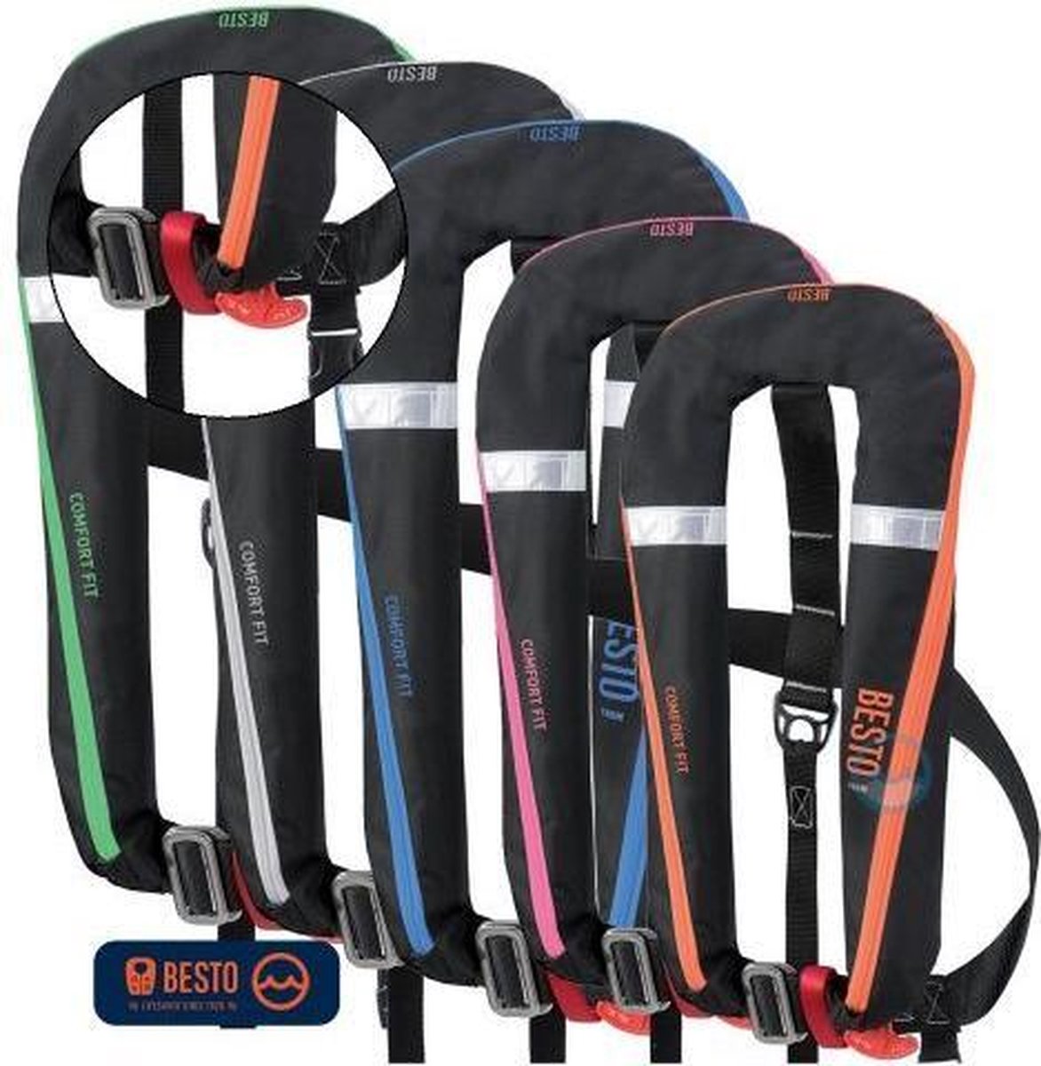 Besto Comfort Fit 190N  Antraciet