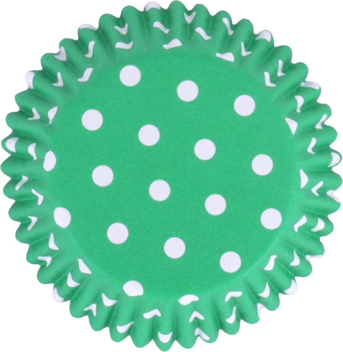 PME - Cupcakebakjes - Polka Dot Groen - pk/30
