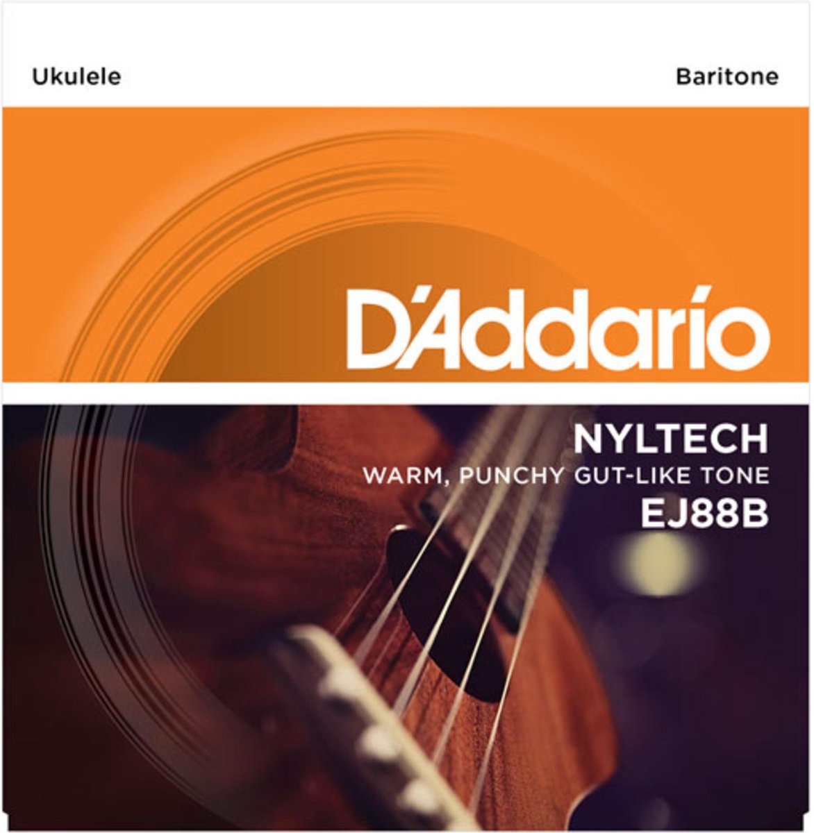 Ukulele snaren EJ88B Baritone Nyltech 24-30-36-26