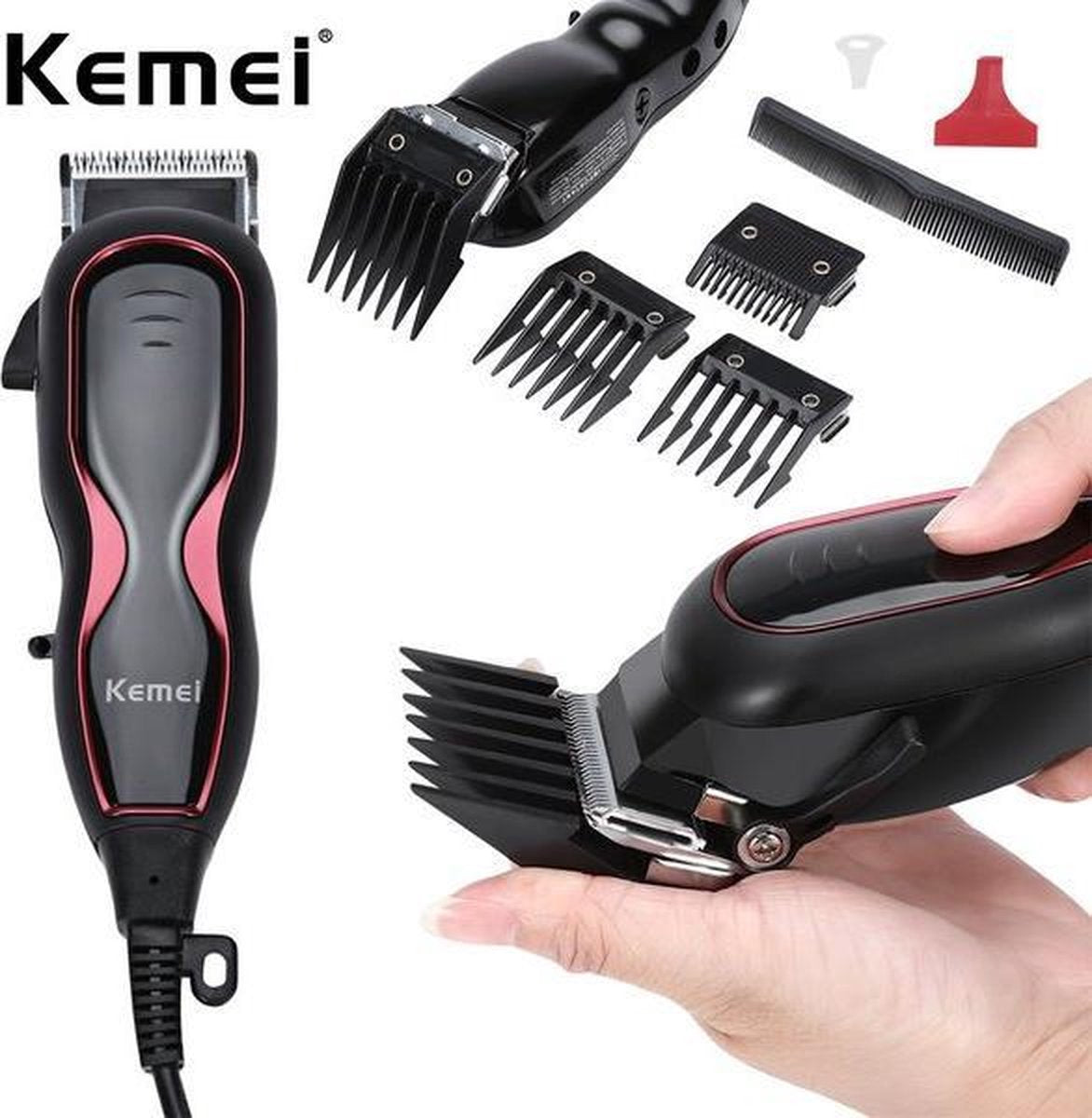 Kemei tondeuse – Tondeuse – Met draad – Trimmer – Haartrimmer – Tondeuse mannen – Scheerapparaat mannen – Hair clipper – Hair trimmer – Baardtrimmer – Haartrimmer mannen