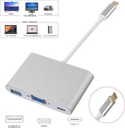 NÖRDIC USBC-N1191 Dockingstation USB-C naar VGA