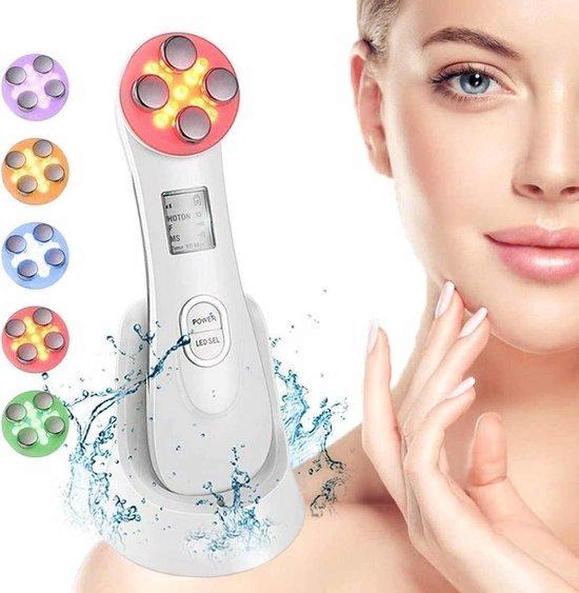 LED Elektrische Huidverjongingsapparaat - Beauty - Verzorging - Hoofd Massage - Gezicht - Anti Acne - Face lift