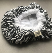 Heatcap van AfroTy zebra wit