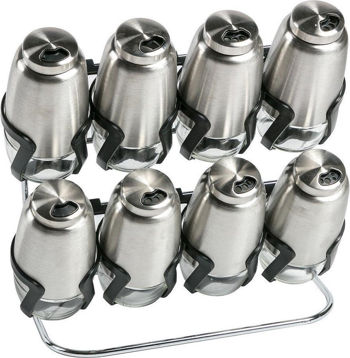 Baytex Kruidenrek Spice Bottle - 8 Kruidenpotjes