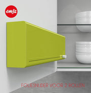 SMART rolhouder. 38x12.8x7.7 cm. groen