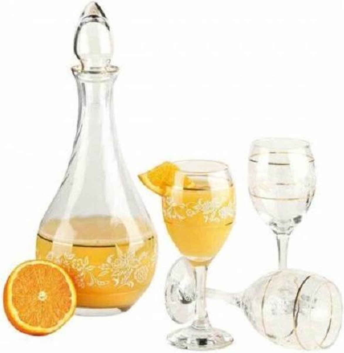 Kandilli - Karaf met Wijnglazen - 1210 ml