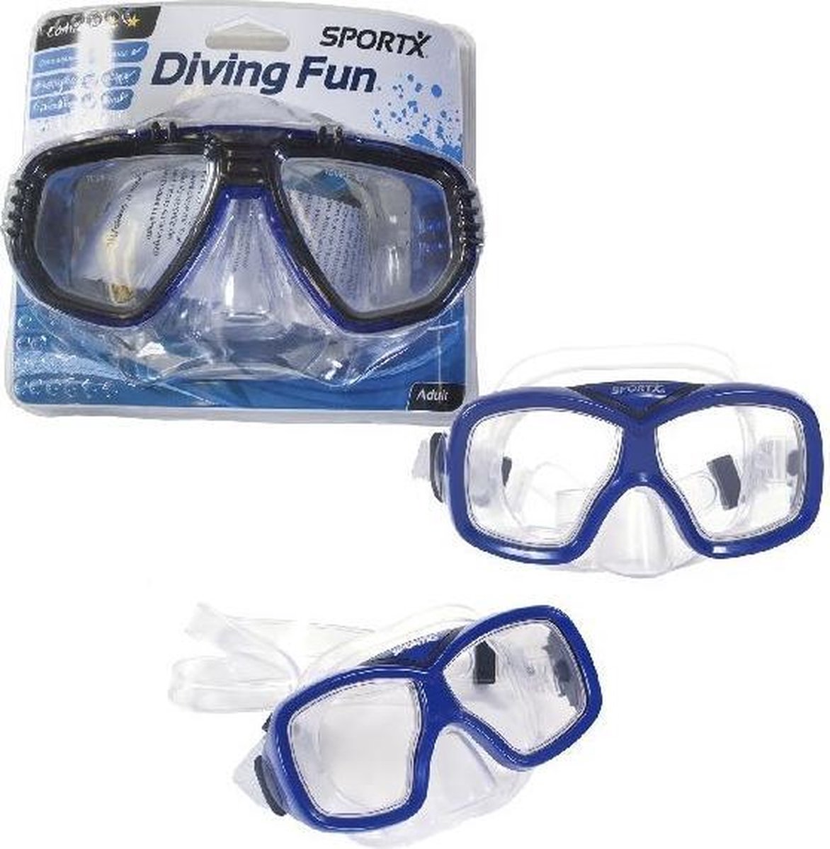 SportX Adult Zwemmasker Comfort