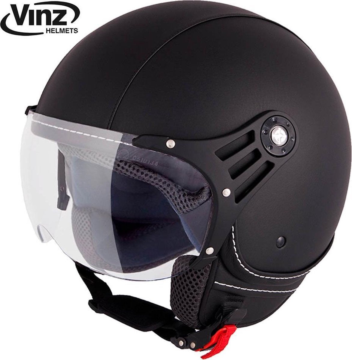 Vinz Laghi Leer - Zwart - Medium