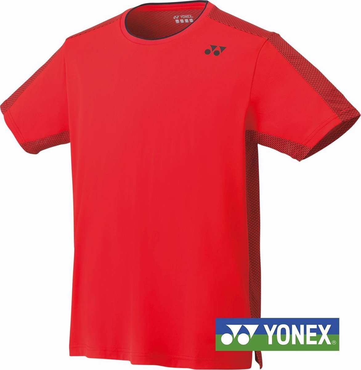 Yonex 10278 Wawrinka shirt rood - maat S