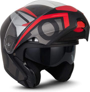 MOTO F20 Runner Red systeemhelm Flip-Up scooterhelm