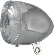 Spanninga Holland Koplamp Retro - Fietslamp - Batterij - LED - Chroom