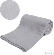Soft Touch Wikkeldoek Embossed Junior 102 Cm Fleece Grijs
