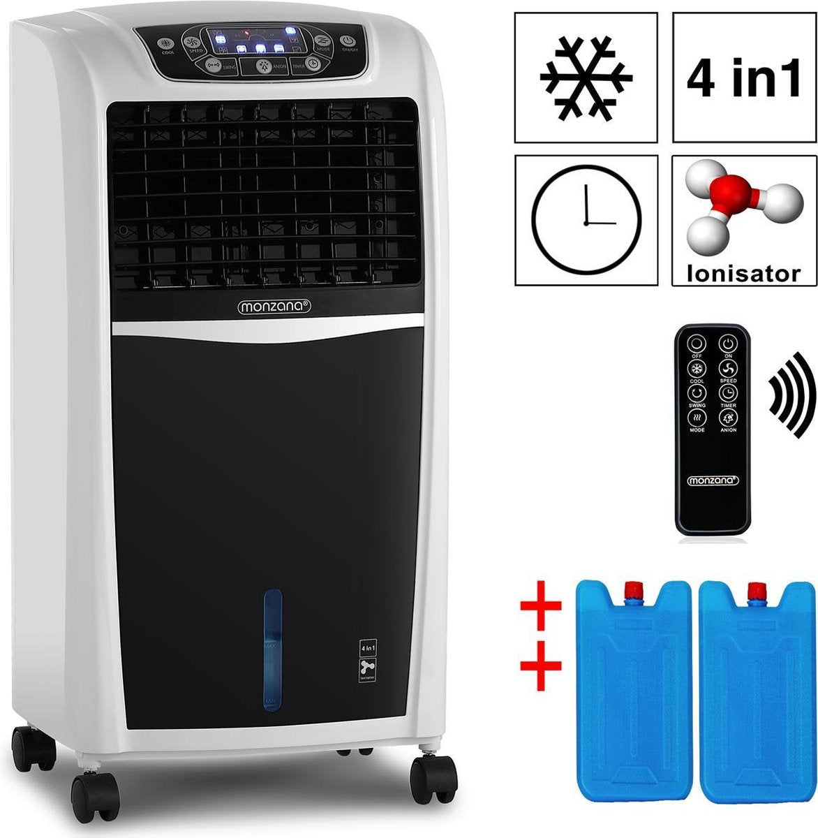 4 in 1 mobiele airconditioning