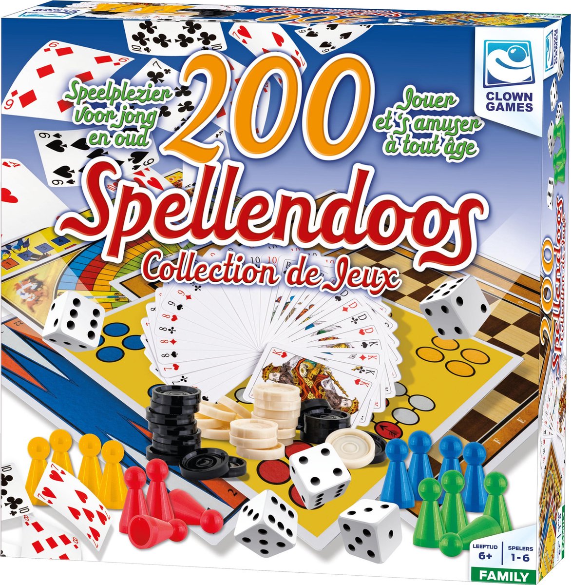 Spellendoos 200 delig - Clown