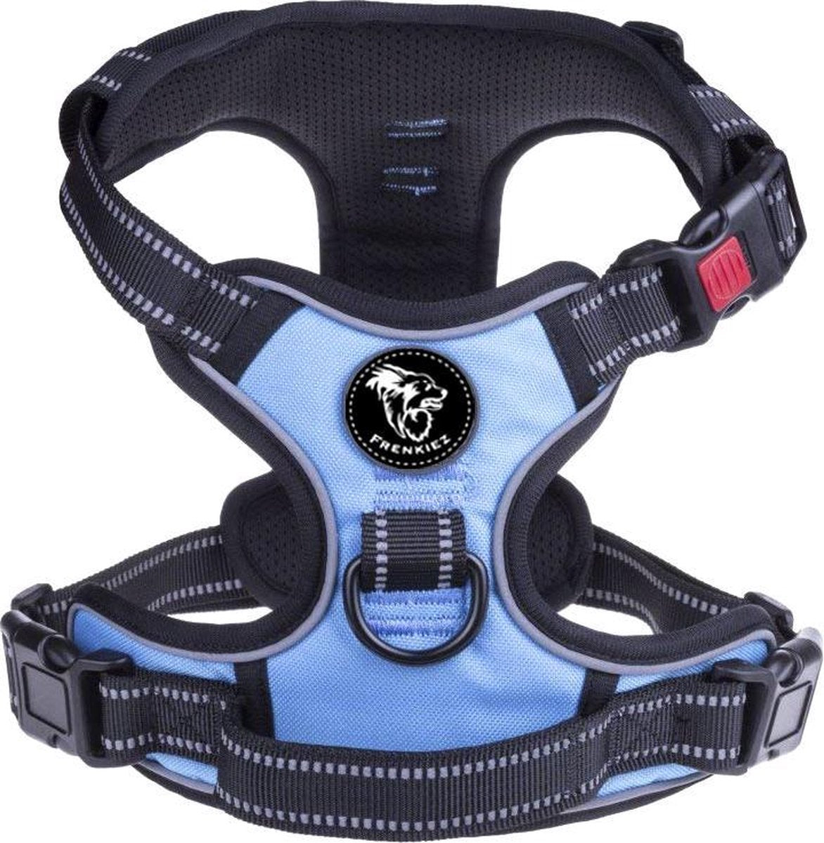 Frenkiez reflective no pull lockable dog harness