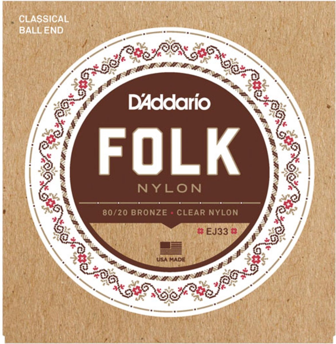 K-Git.snaren Folk Classic EJ33 80/20 Bronze