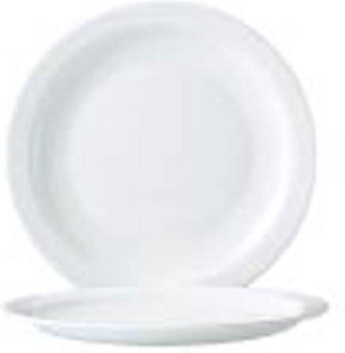 Arcoroc Hoteliere - Wit - Dessertborden - 19.5 cm - Opaal - (set van 6) En Yourkitchen E-kookboek - Heerlijke Smulrecepten
