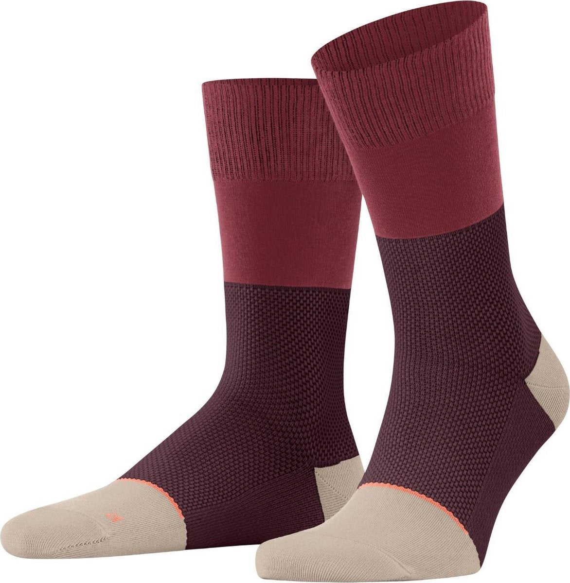 FALKE Nature Force Sokken Unisex 12452 - Rood 8830 ruby Unisex - 44-45