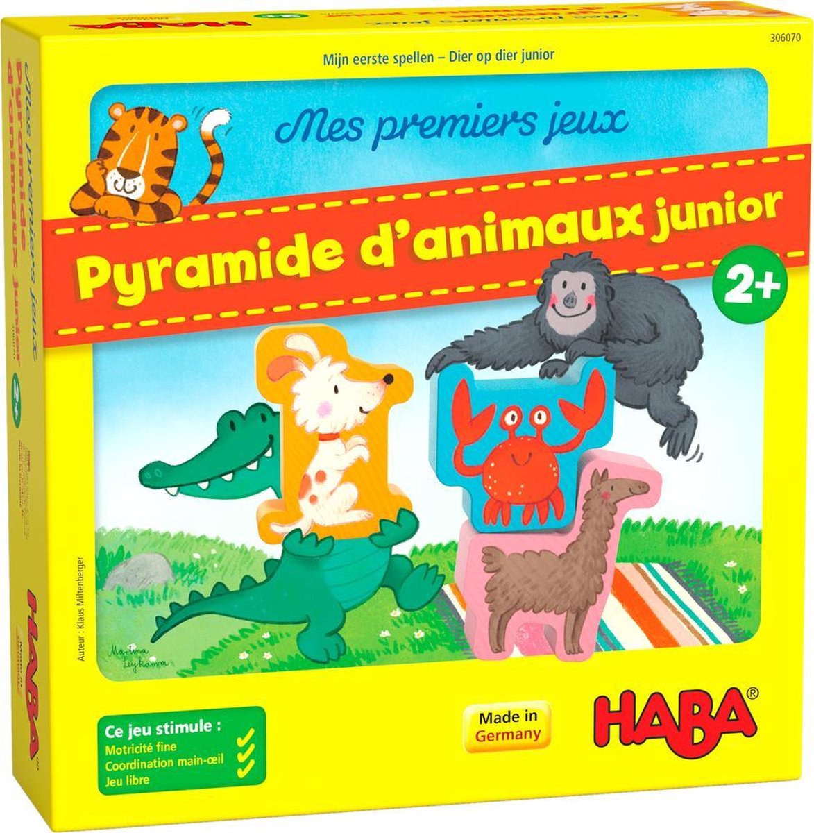 Haba pyramide d'animaux junior